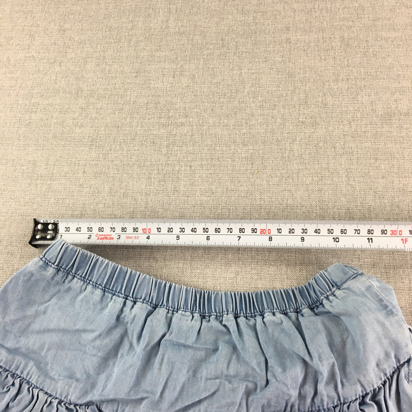 Country Road Kids Girls Denim Skirt Size 10 Blue Layered