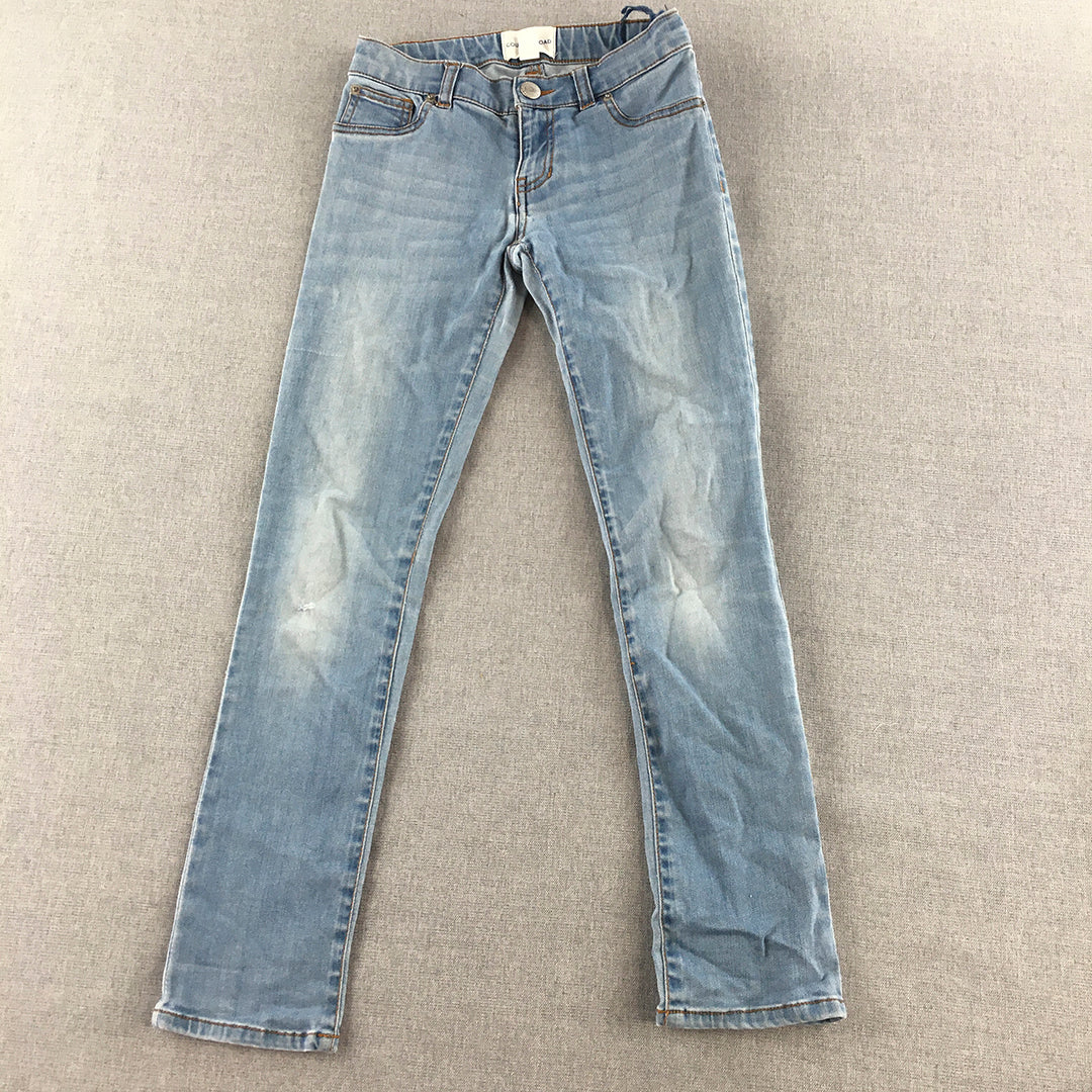 Country Road Kids Girls Jeans Size 7 Blue Light Wash Skinny Denim