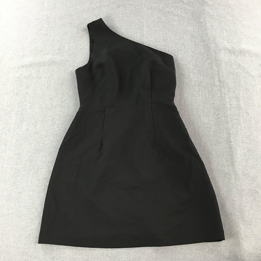 Atmos & Here Womens Mini Dress Size 10 Black Sleeveless A-Line