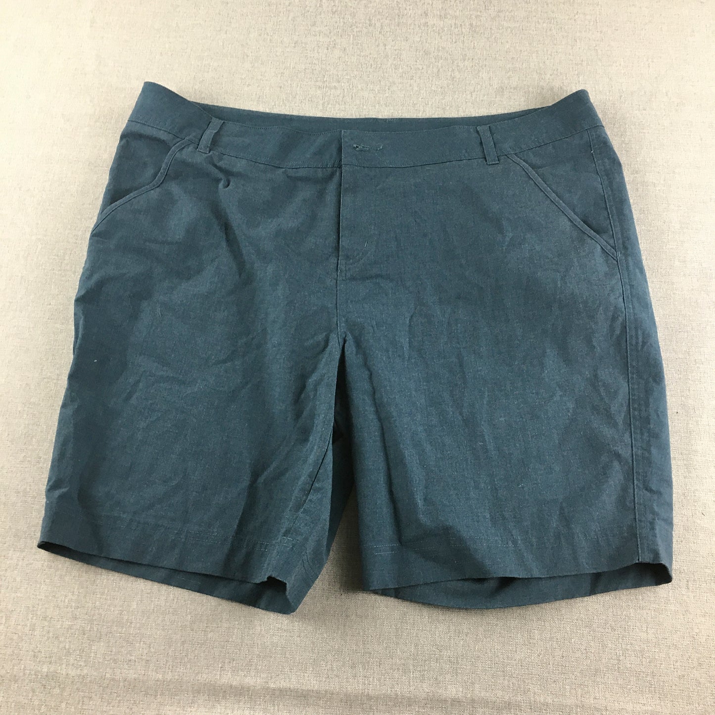 Kathmandu Womens Shorts Size 18 Blue Pockets Outdoor Casual Walking