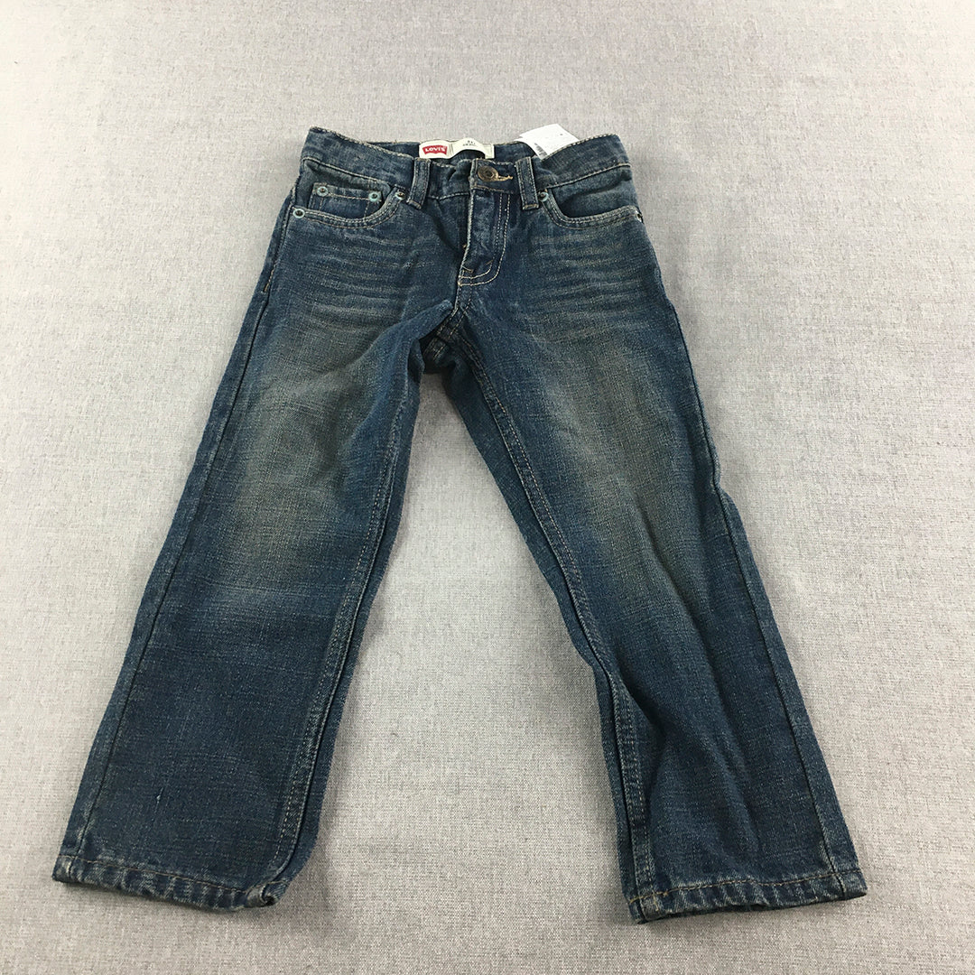 Levi's Kids Boys Jeans Size 3 - 4 Years Blue 511 Skinny Pockets Denim