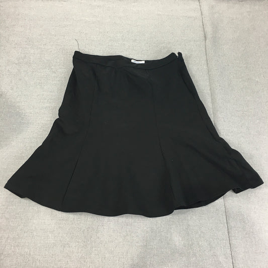 Valleygirl Womens Mini Skirt Size XL Black A-Line Pleated