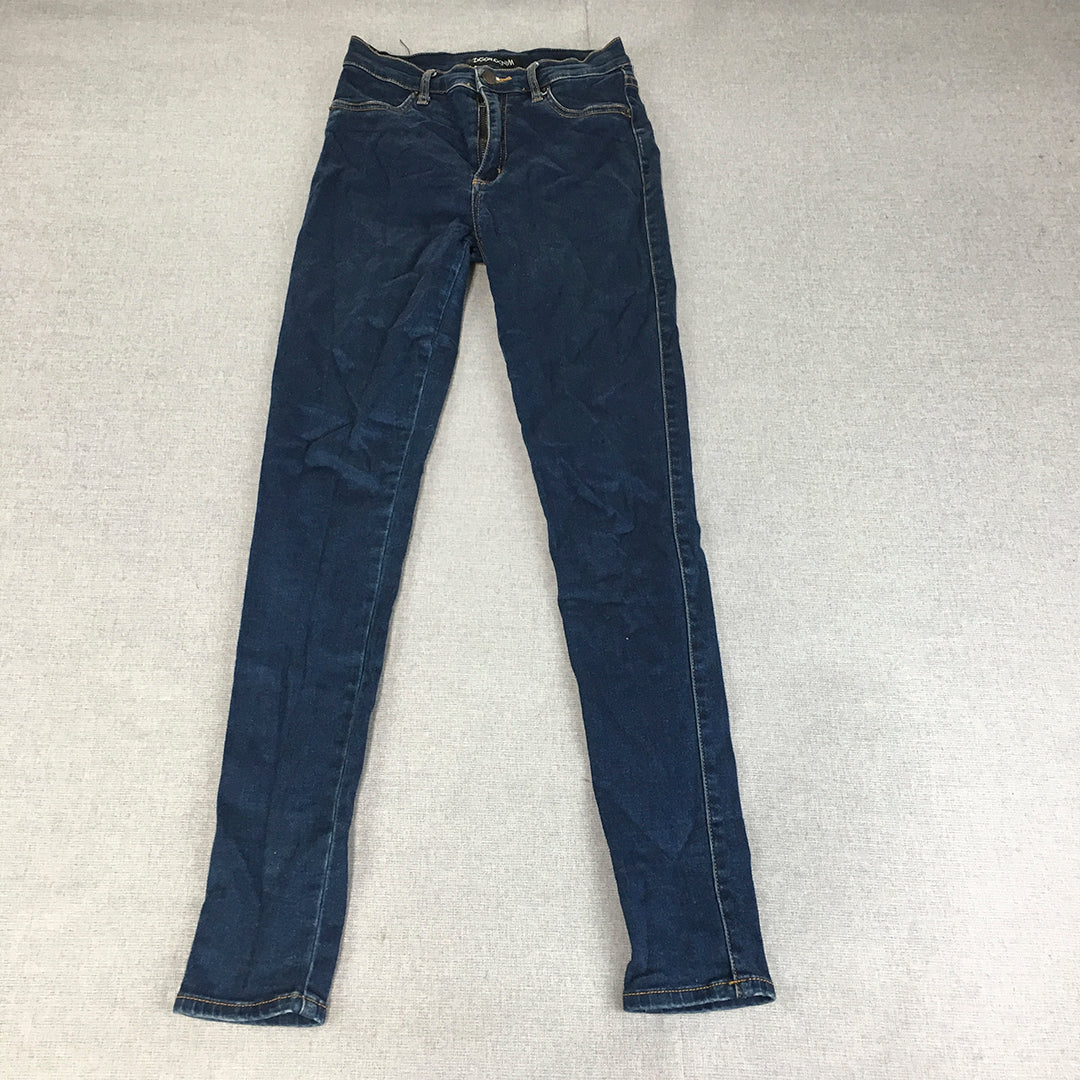 Ziggy Denim Womens Skinny Jeans Size 27 Blue 'Swizzle Sticks' Stretch Denim