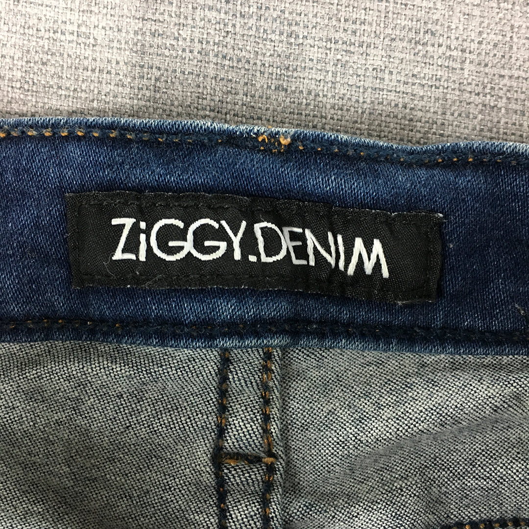 Ziggy Denim Womens Skinny Jeans Size 27 Blue 'Swizzle Sticks' Stretch Denim