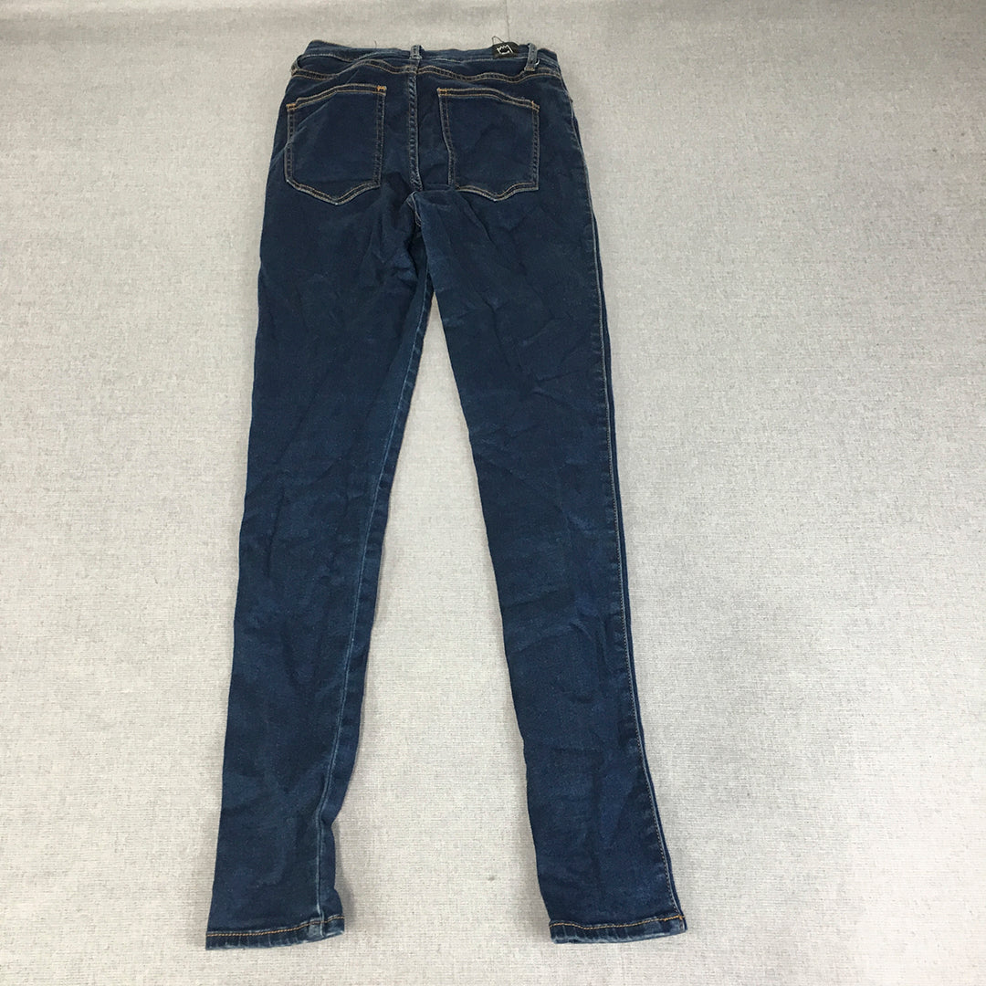 Ziggy Denim Womens Skinny Jeans Size 27 Blue 'Swizzle Sticks' Stretch Denim