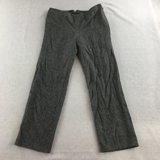 Sakaguchi Womens Wool Pants Size 14 Grey Dress Made In New Zealand