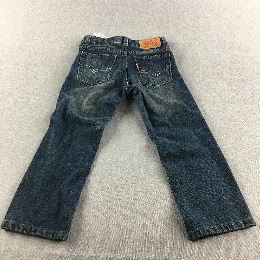 Levi's Kids Boys Jeans Size 3 - 4 Years Blue 511 Skinny Pockets Denim