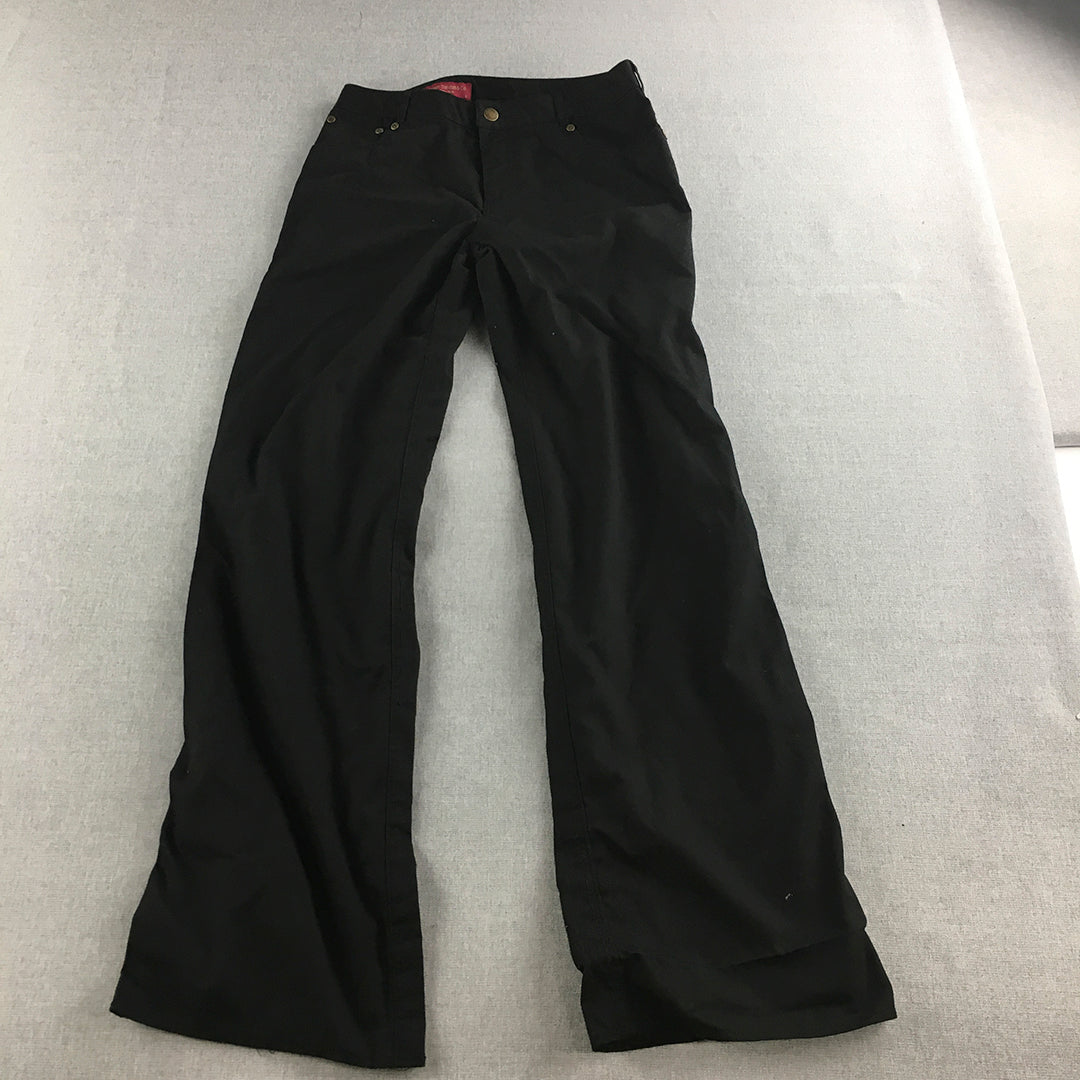 Joseph Dahdah & Co Womens Pants Size 6 Black Pockets Workwear