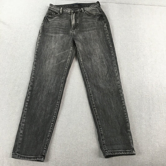 French Connection Womens Skinny Jeans Size 6 Grey Dark Wash Denim