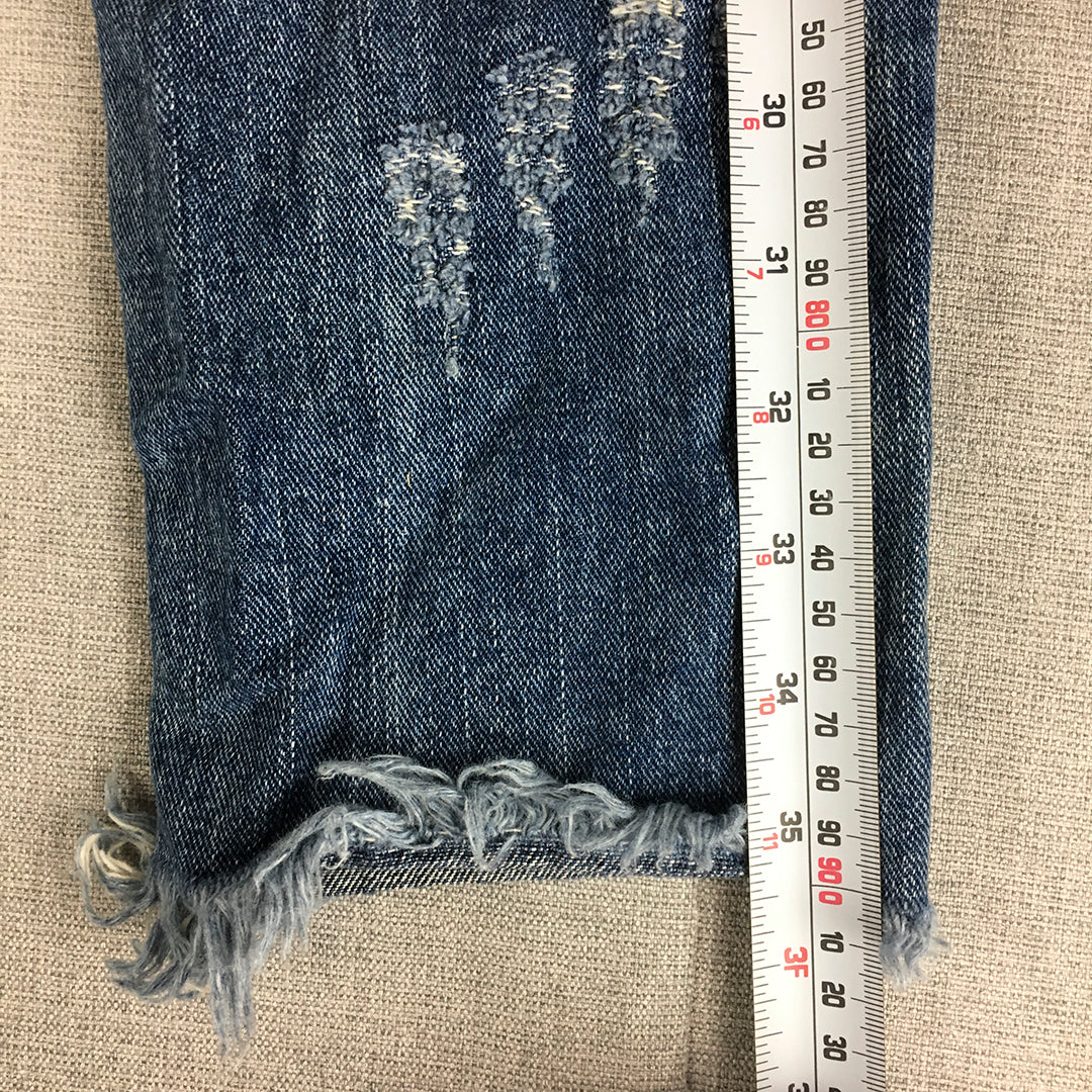 Needle And Thread Womens Jeans Size M (W26 x L24) Ripped Cropped Denim