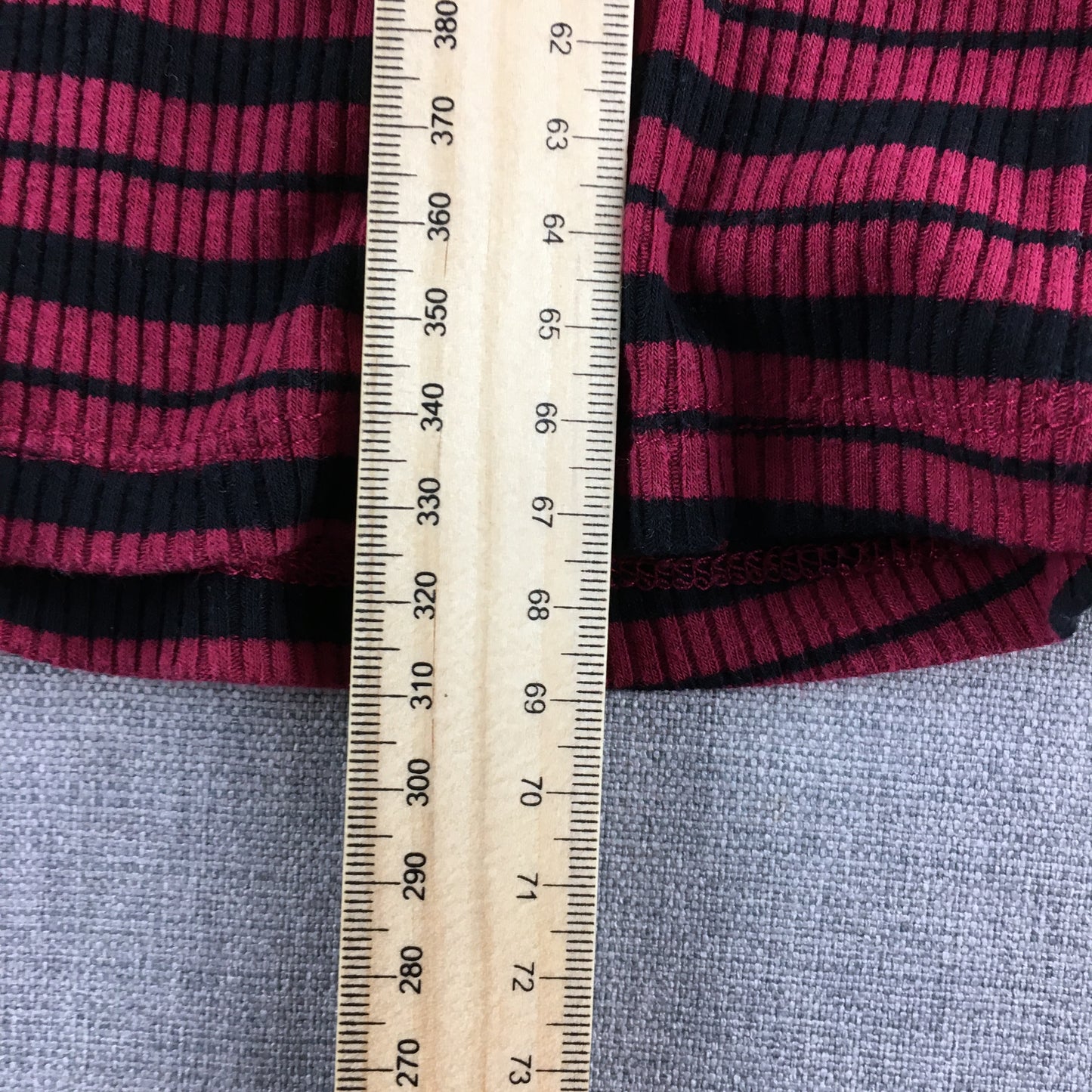 Old Navy Kids Girls Dress Youth Size M (8) Red Striped Long Sleeve