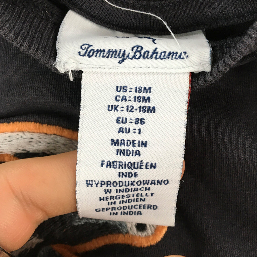 Tommy Bahama Kids Boys T-Shirt Size 12 - 18 Months (1) Baby Toddler Dinosaur