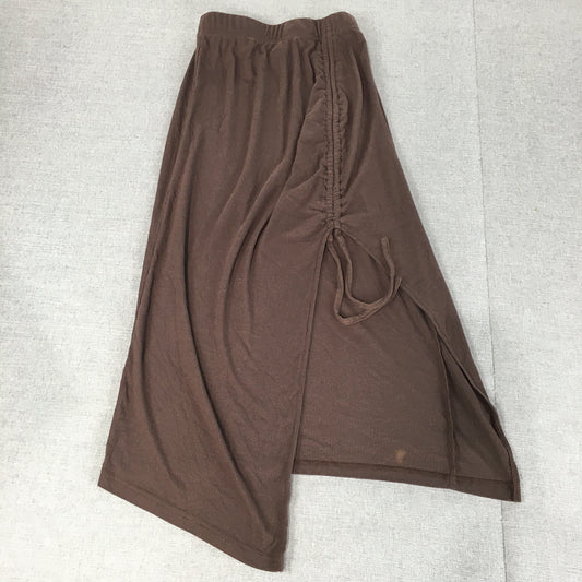 Ava & Ever Womens Skirt Size 8 Brown A-Line Knit Stretch