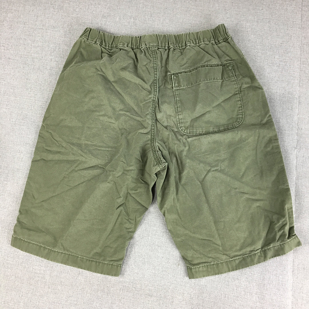 Uniqlo Kids Boys Shorts Youth Size L (13 Years) Khaki Green Pockets