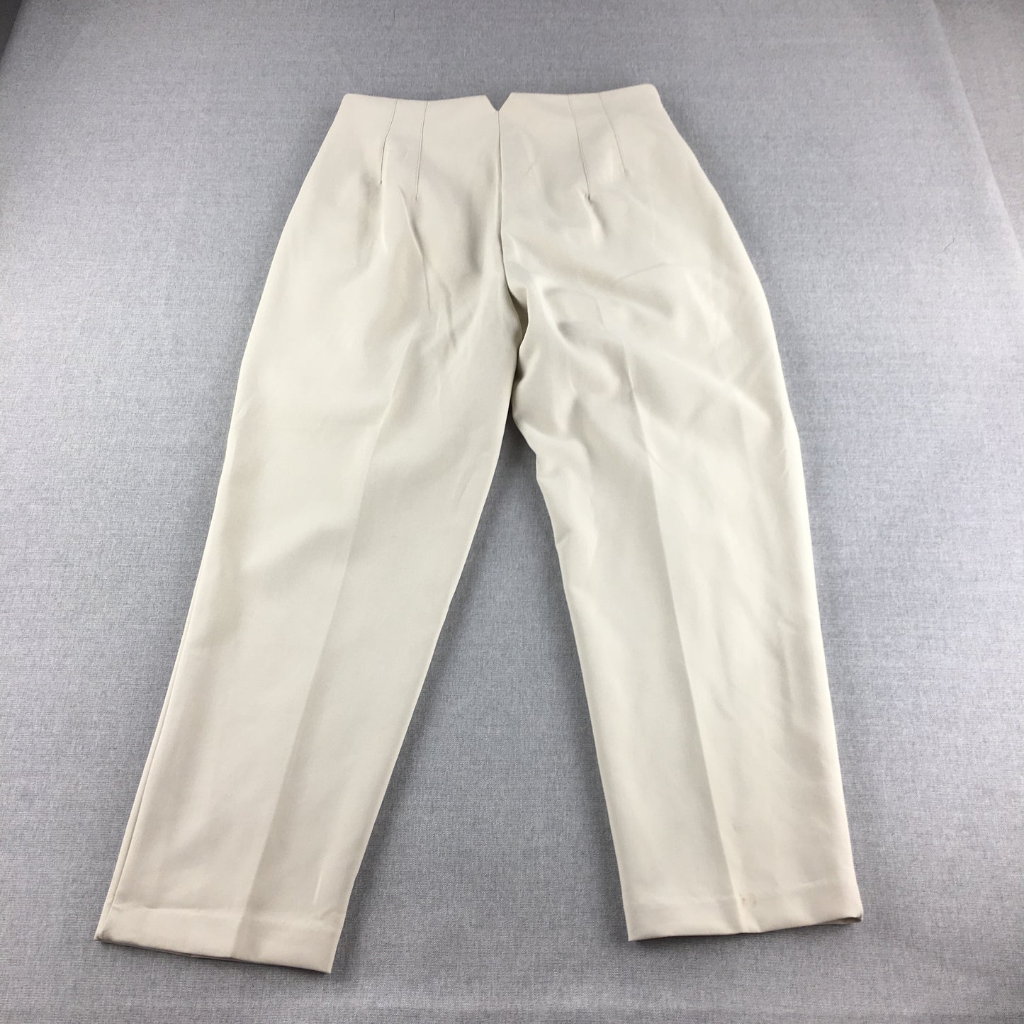 Zara Womens Dress Pants Size XL White Pleated