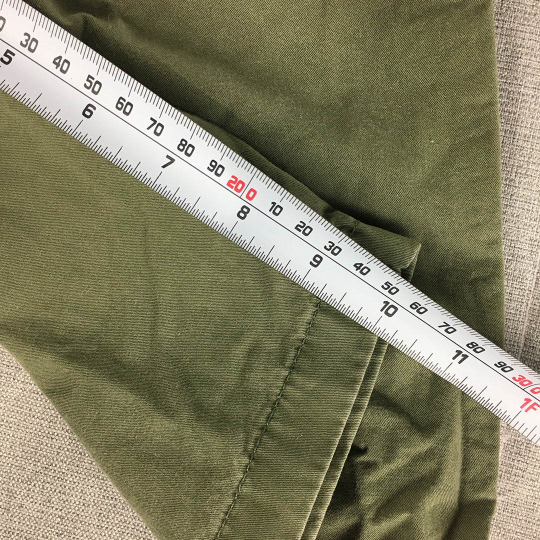 Uniqlo Kids Boys Shorts Youth Size L (13 Years) Khaki Green Pockets