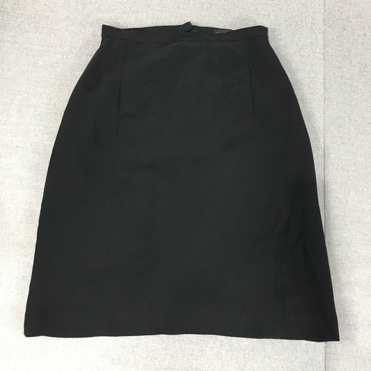 Events Womens Pencil Skirt Size 12 Black Midi Straight