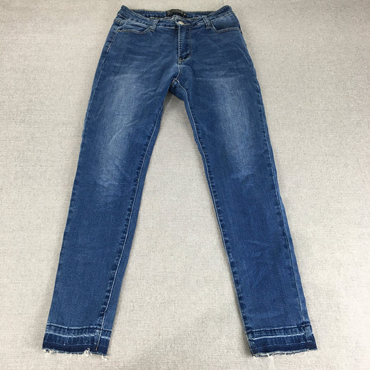 Country Denim Womens Skinny Jeans Size 9 Blue Stretch Denim Pockets