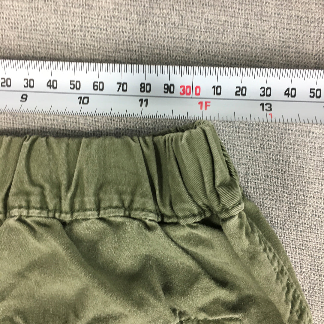 Uniqlo Kids Boys Shorts Youth Size L (13 Years) Khaki Green Pockets