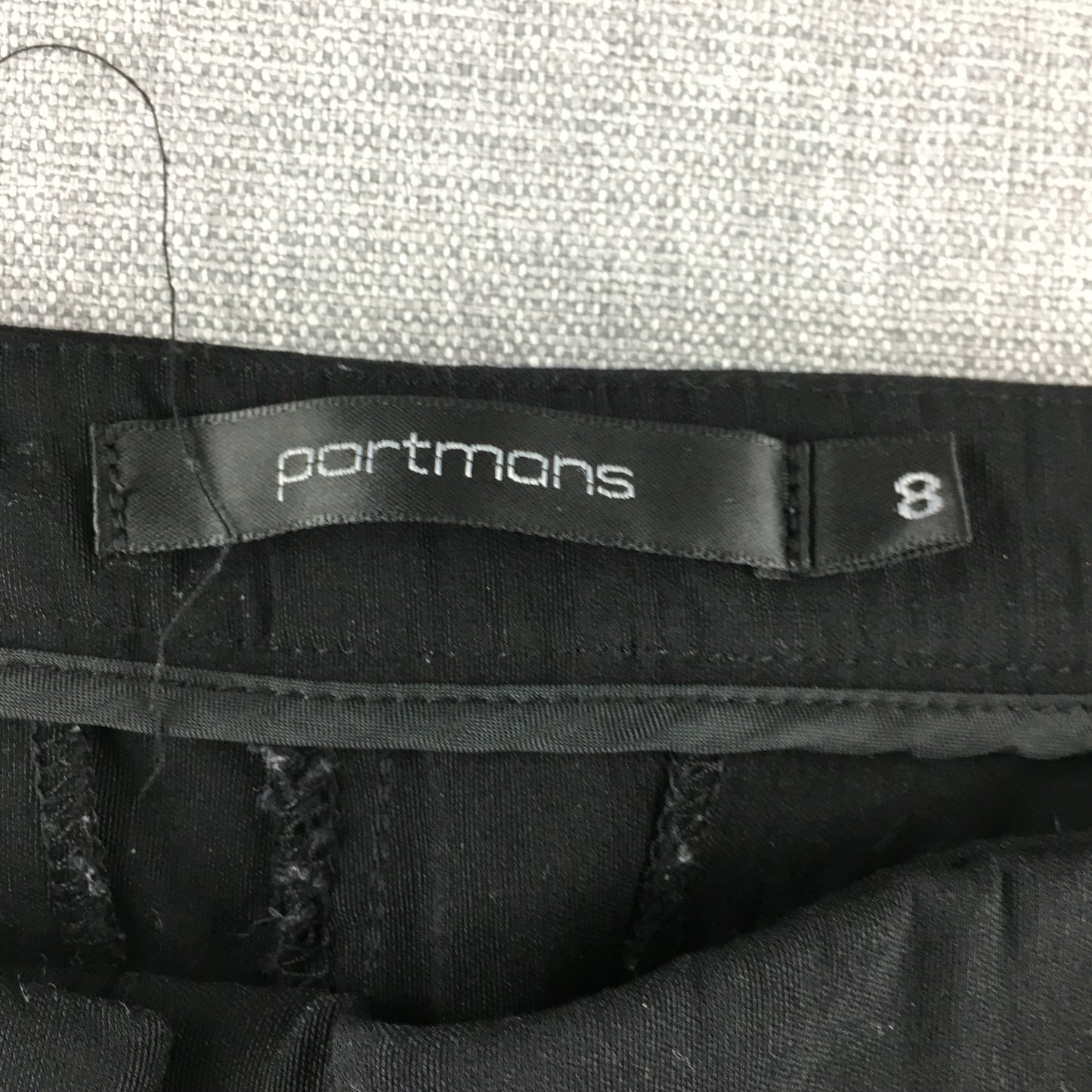 Portmans Womens 8 Dress Pants Size 8 Black