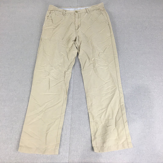 U.S. Polo Assn. Mens Chino Pants Size 30 Light Brown Pockets Straight Leg