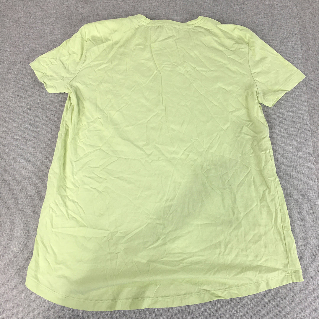 Dilvin Womens T-Shirt Size S Green Short Sleeve Top