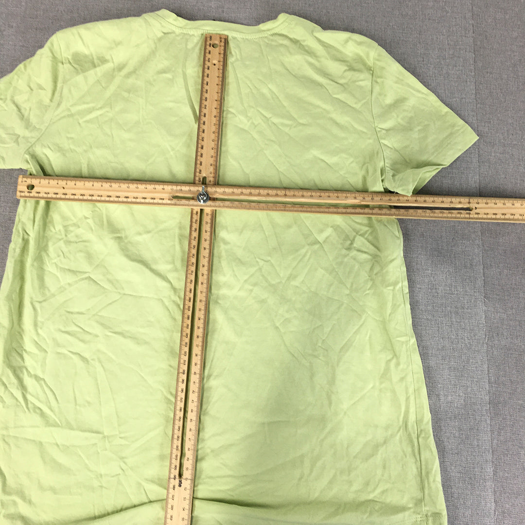 Dilvin Womens T-Shirt Size S Green Short Sleeve Top