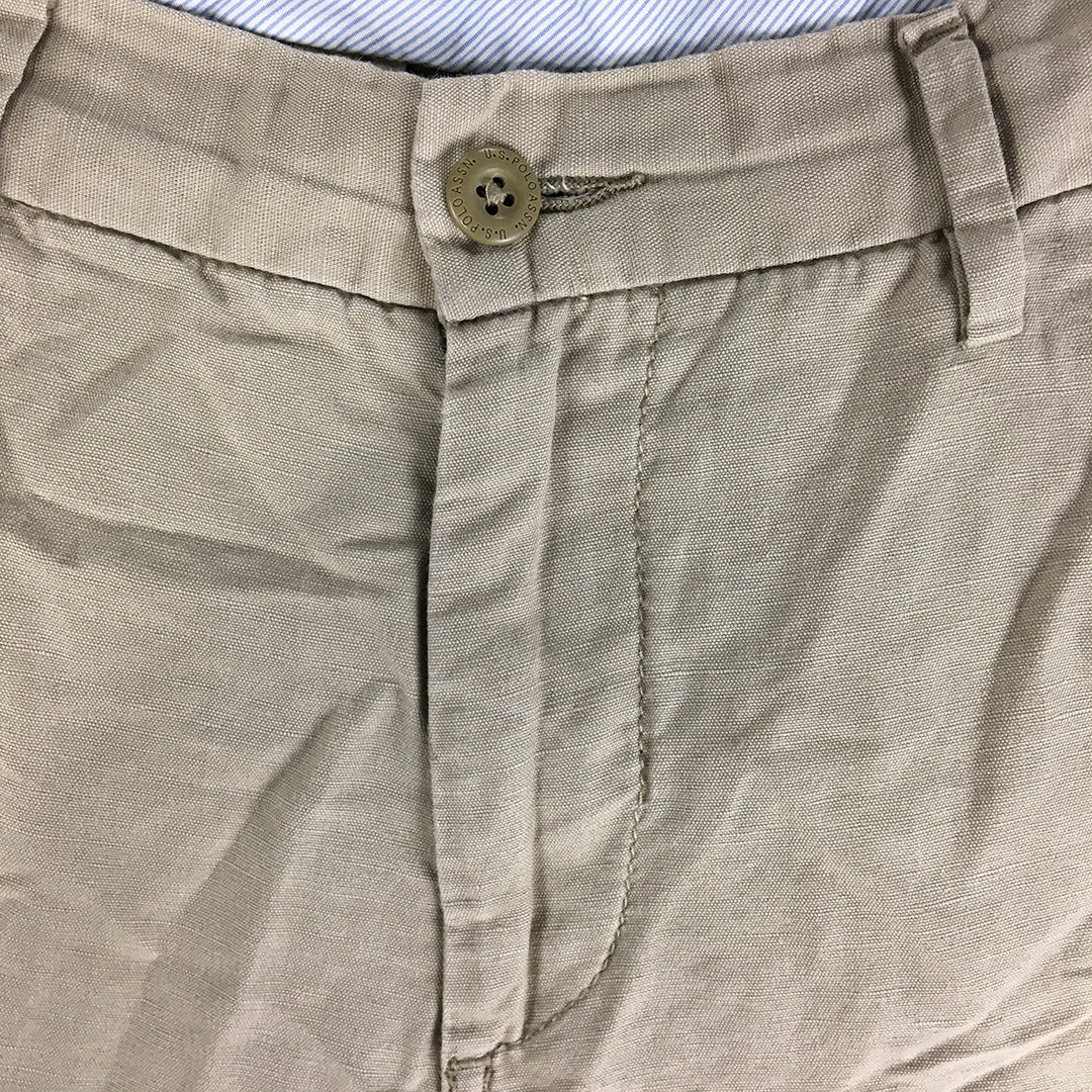 U.S. Polo Assn. Mens Chino Pants Size 30 Light Brown Pockets Straight Leg